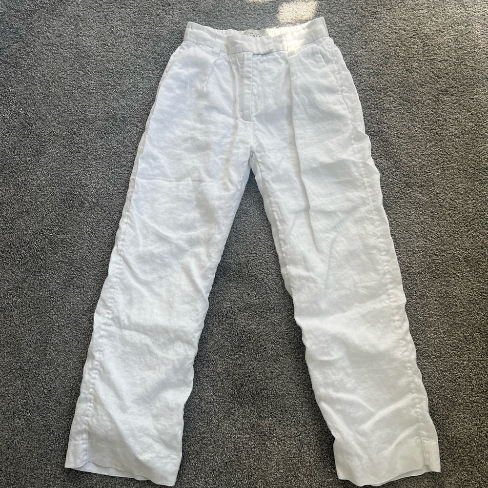 Abercrombie & Fitch linen tailored pant